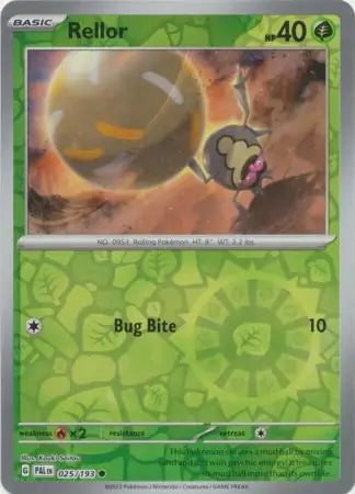 Paldea Evolved Rellor #25/193 reverse holo